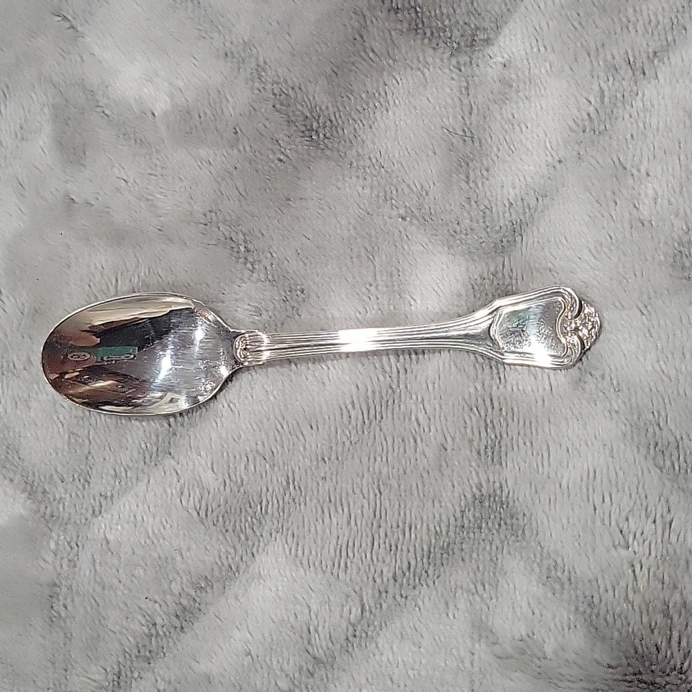 Christofle of France Dupleix  sterling silver expresso spoon